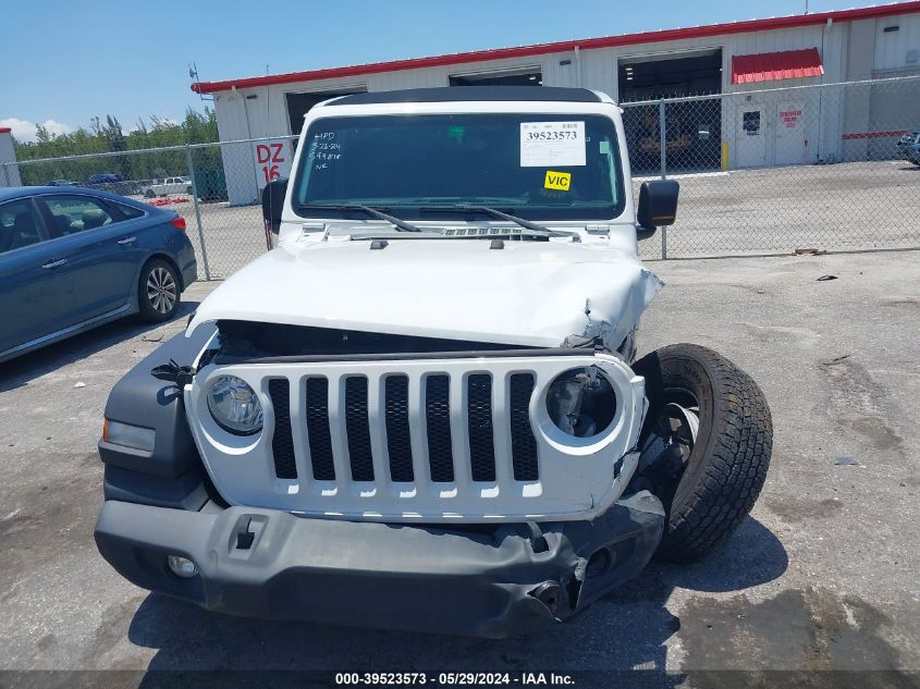 2021 Jeep Wrangler Unlimited Sport S 4X4 VIN: 1C4HJXDN5MW599818 Lot: 39523573