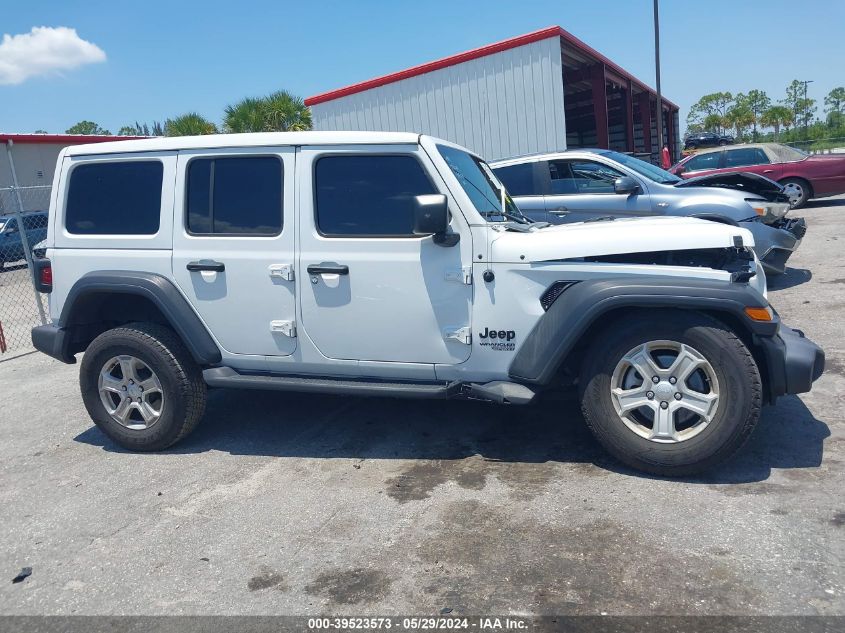 2021 Jeep Wrangler Unlimited Sport S 4X4 VIN: 1C4HJXDN5MW599818 Lot: 39523573