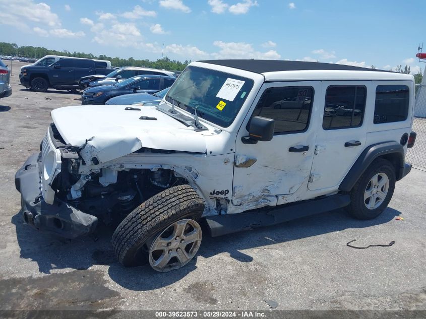 2021 Jeep Wrangler Unlimited Sport S 4X4 VIN: 1C4HJXDN5MW599818 Lot: 39523573
