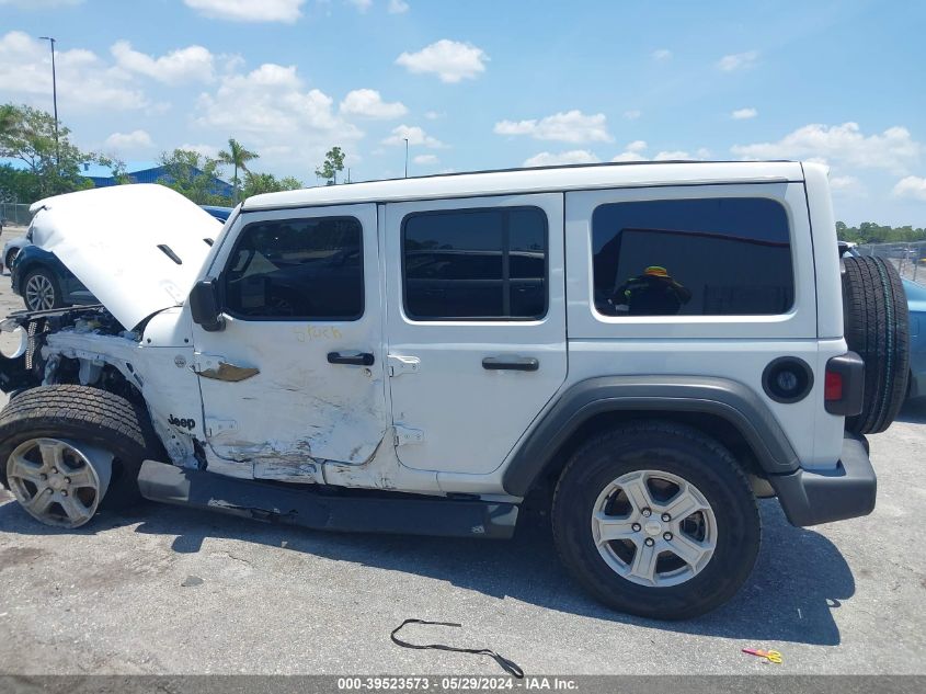 2021 Jeep Wrangler Unlimited Sport S 4X4 VIN: 1C4HJXDN5MW599818 Lot: 39523573