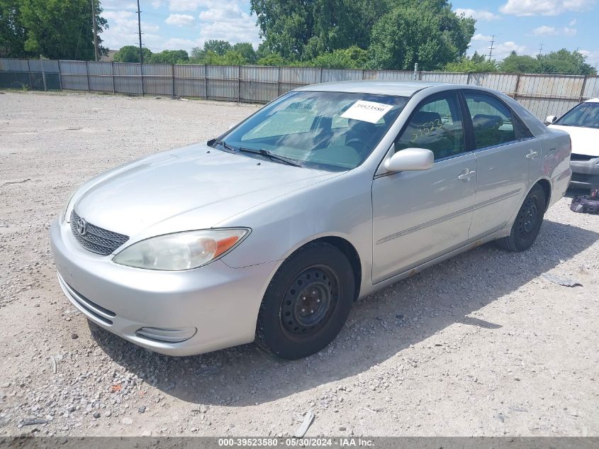 2002 Toyota Camry Xle VIN: 4T1BE32K52U037272 Lot: 39523580