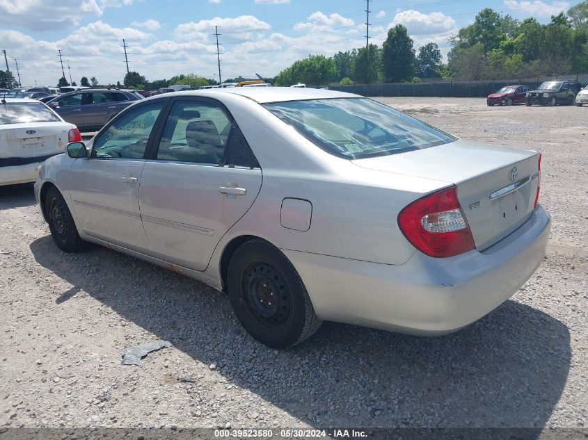 2002 Toyota Camry Xle VIN: 4T1BE32K52U037272 Lot: 39523580