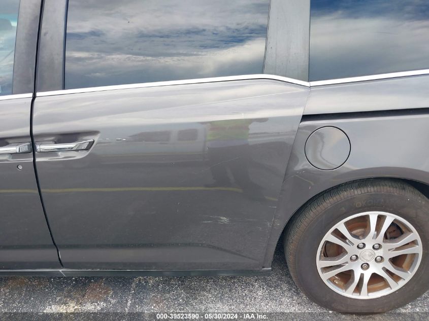 2012 Honda Odyssey Ex-L VIN: 5FNRL5H66CB057541 Lot: 39523590