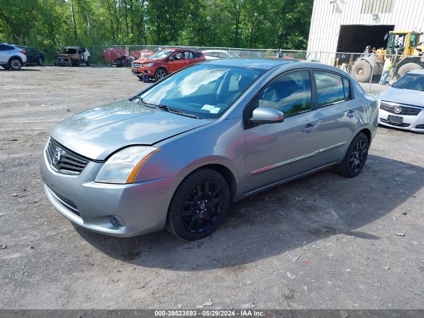 2010 Nissan Sentra 2.0S VIN: 3N1AB6AP0AL702596 Lot: 39523593