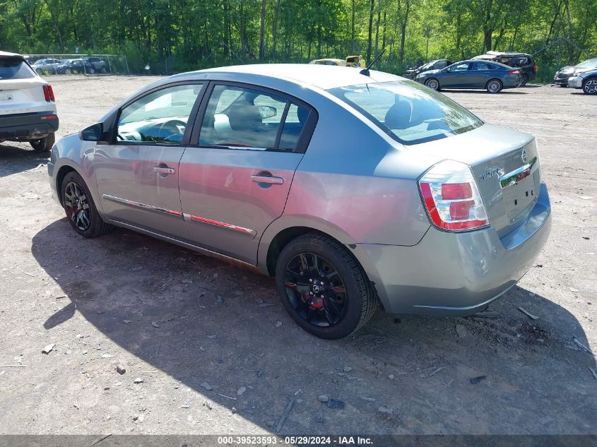 2010 Nissan Sentra 2.0S VIN: 3N1AB6AP0AL702596 Lot: 39523593