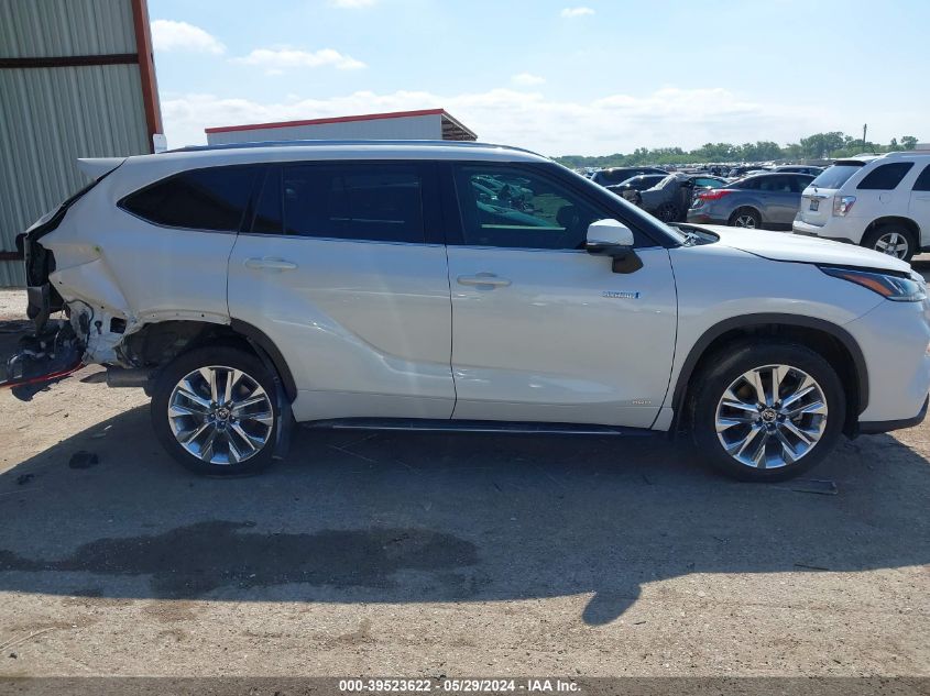 2020 Toyota Highlander Hybrid Limited VIN: 5TDDBRCH4LS002207 Lot: 39523622