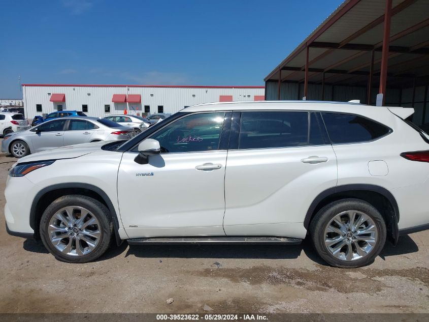2020 Toyota Highlander Hybrid Limited VIN: 5TDDBRCH4LS002207 Lot: 39523622