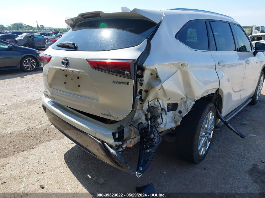 2020 Toyota Highlander Hybrid Limited VIN: 5TDDBRCH4LS002207 Lot: 39523622