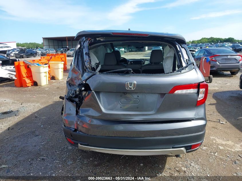 2021 Honda Pilot 2Wd Ex-L VIN: 5FNYF5H59MB018843 Lot: 39523663