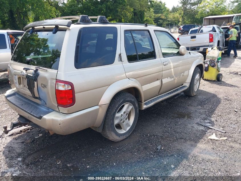 2001 Infiniti Qx4 VIN: JNRDR09Y01W224139 Lot: 39523687