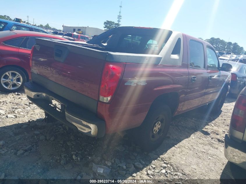 2004 Chevrolet Avalanche 1500 VIN: 3GNEK12TX4G187463 Lot: 39523714