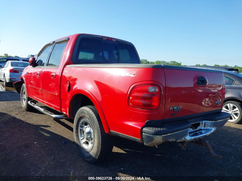 2001 Ford F-150 King Ranch Edition/Lariat/Xlt VIN: 1FTRW08L91KD67411 Lot: 39523726