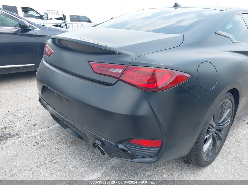 JN1FV7EK7KM360315 2019 Infiniti Q60 3.0T Red Sport 400