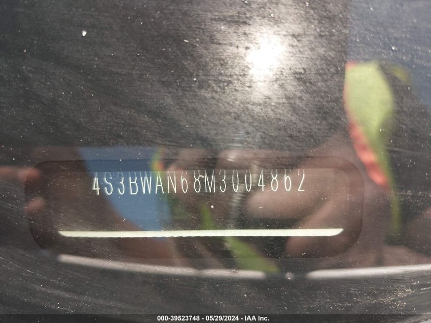 2021 Subaru Legacy Limited VIN: 4S3BWAN68M3004862 Lot: 39523748