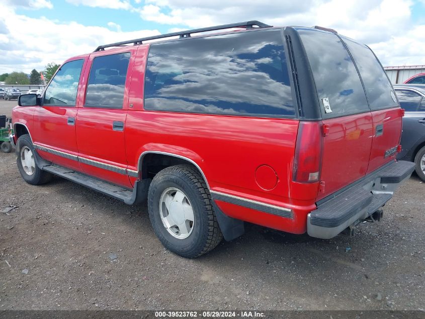 1996 Chevrolet Suburban K1500 VIN: 3GNFK16R7TG155104 Lot: 39523762