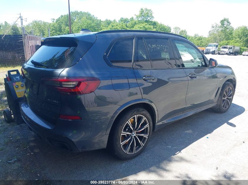 2022 BMW X5 Phev xDrive45E VIN: 5UXTA6C08N9K68160 Lot: 39523774