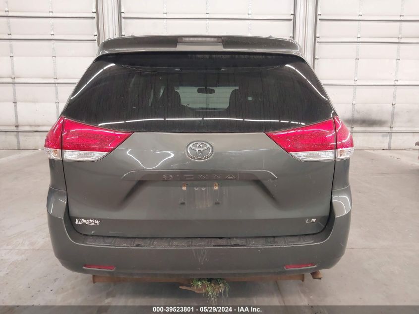 2011 Toyota Sienna Le V6 VIN: 5TDKK3DC8BS027956 Lot: 39523801