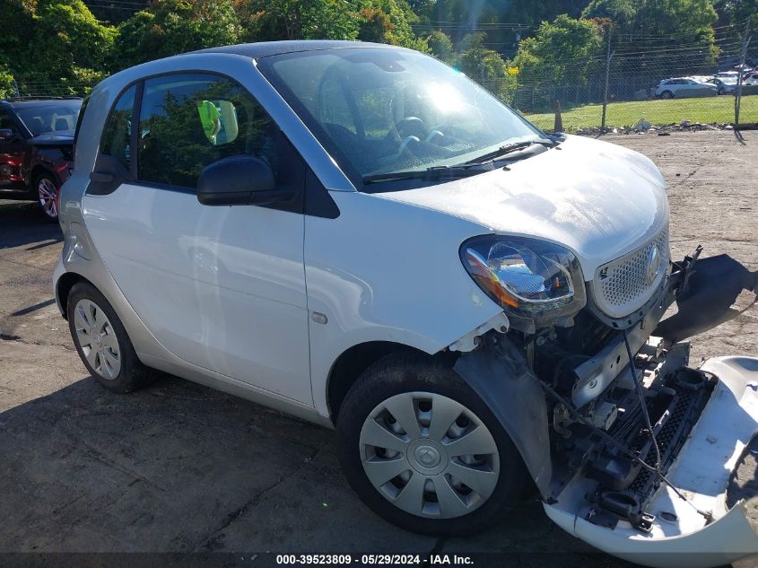 2016 Smart Fortwo Passion/Prime/Proxy/Pure VIN: WMEFJ5DA7GK139498 Lot: 39523809