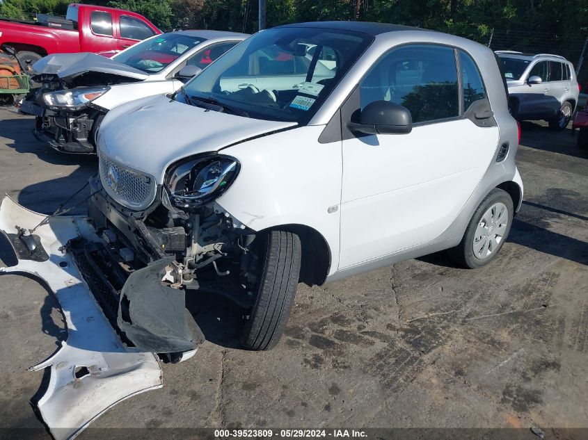 2016 Smart Fortwo Passion/Prime/Proxy/Pure VIN: WMEFJ5DA7GK139498 Lot: 39523809