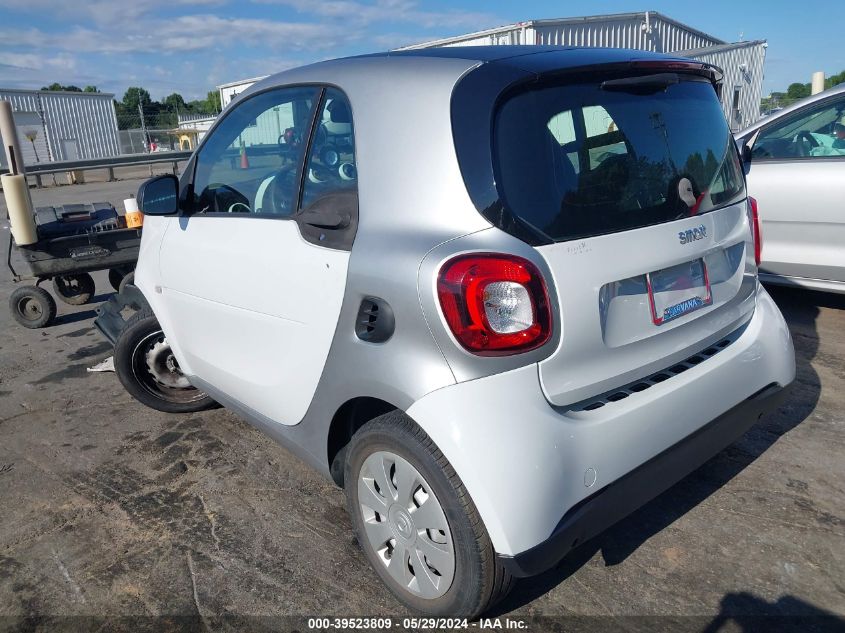 2016 Smart Fortwo Passion/Prime/Proxy/Pure VIN: WMEFJ5DA7GK139498 Lot: 39523809