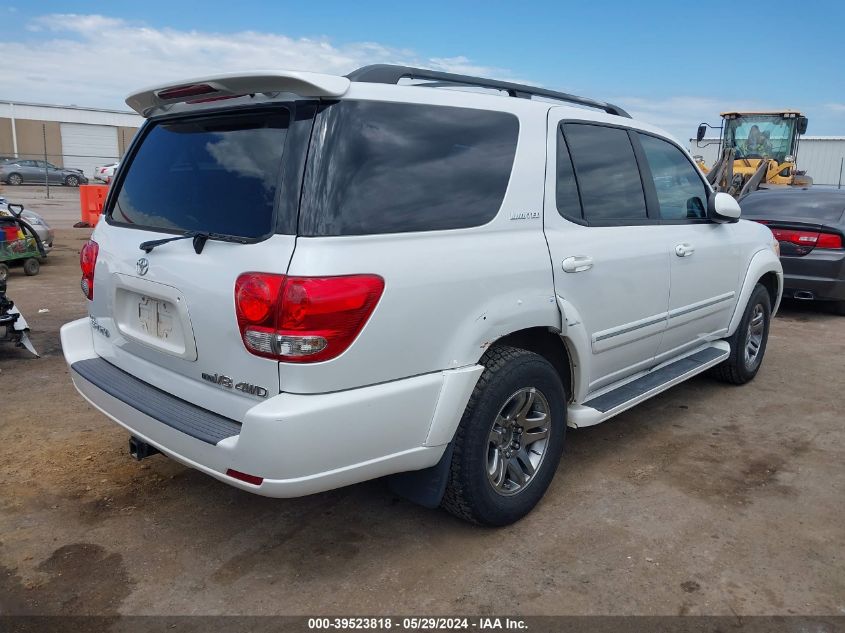 2005 Toyota Sequoia Limited V8 VIN: 5TDBT48A65S255048 Lot: 39523818