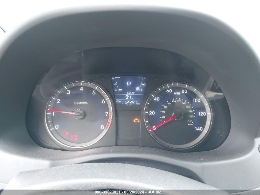 2012 Hyundai Accent Gls VIN: KMHCU4AE5CU108593 Lot: 39523821