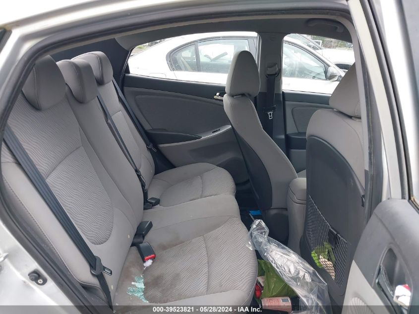 2012 Hyundai Accent Gls VIN: KMHCU4AE5CU108593 Lot: 39523821