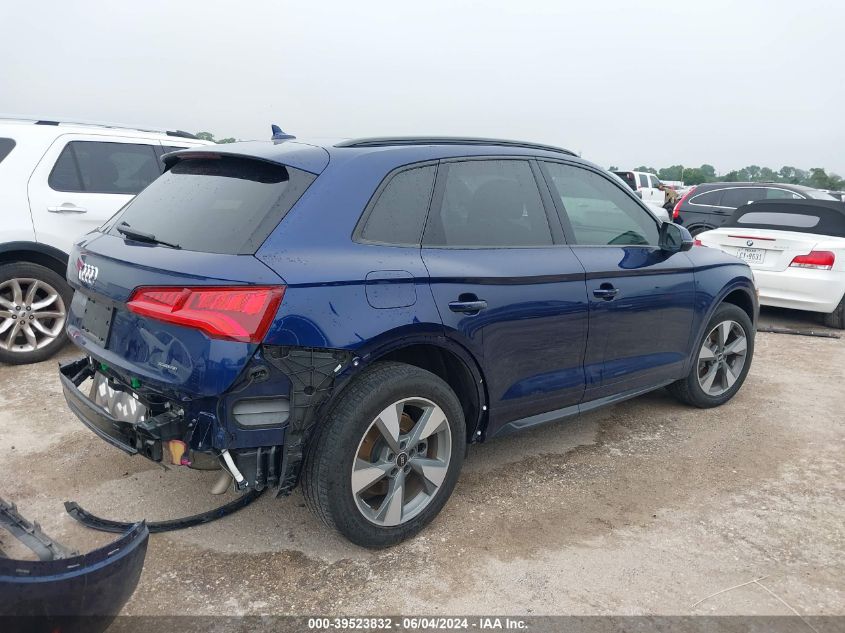 2020 Audi Q5 Premium 45 Tfsi Quattro S Tronic VIN: WA1ANAFY3L2117664 Lot: 39523832