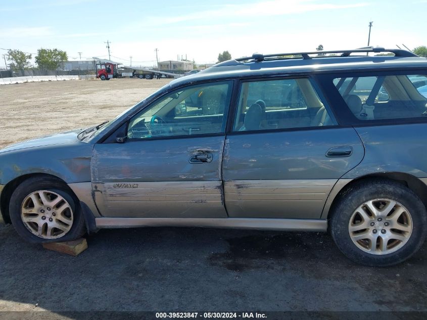 2002 Subaru Outback Limited VIN: 4S3BH686627603445 Lot: 39523847