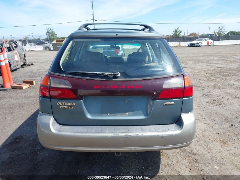 2002 Subaru Outback Limited VIN: 4S3BH686627603445 Lot: 39523847