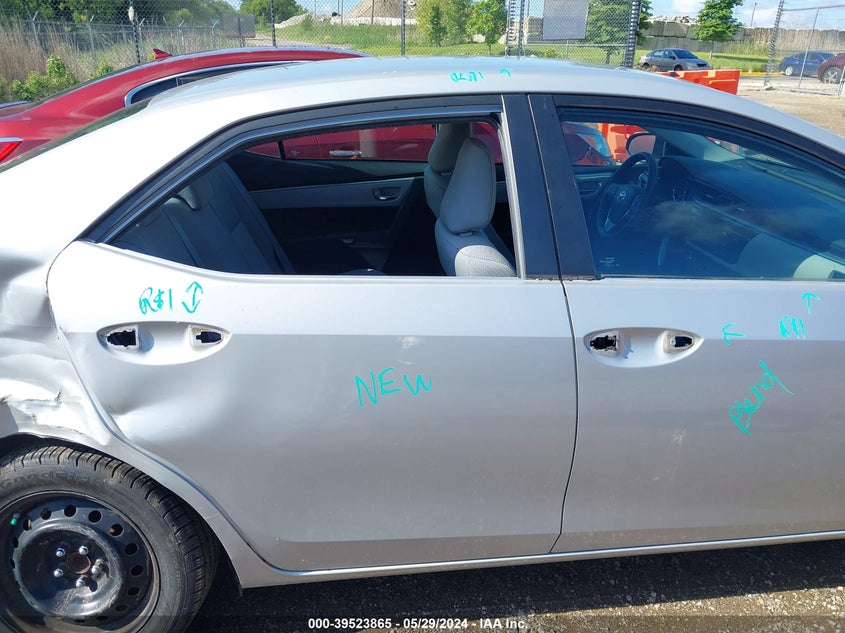 2014 Toyota Corolla Le VIN: 2T1BURHE4EC208171 Lot: 39523865