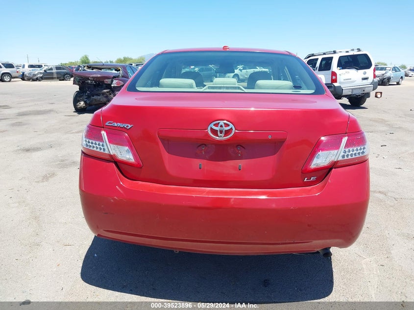2010 Toyota Camry Le VIN: 4T1BF3EK9AU075577 Lot: 39523896