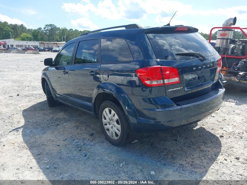 2015 Dodge Journey Se VIN: 3C4PDCAB0FT529593 Lot: 39523902