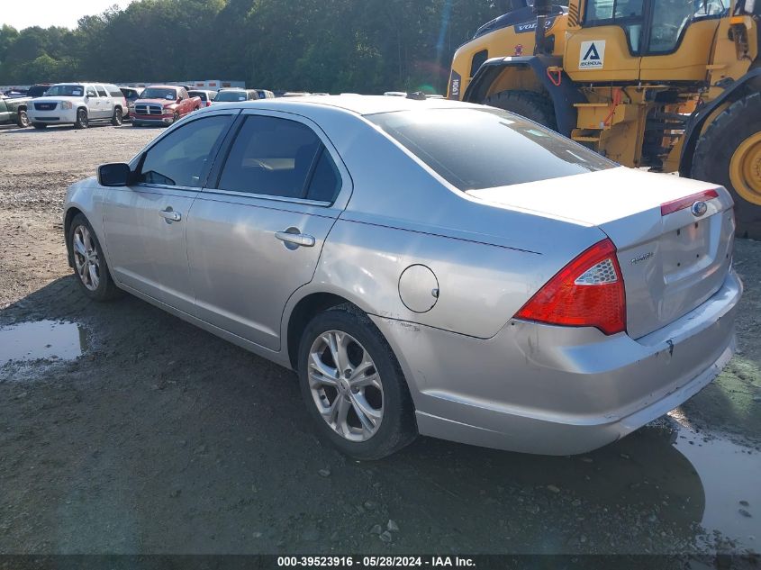 2012 Ford Fusion Se VIN: 3FAHP0HA3CR232663 Lot: 39523916