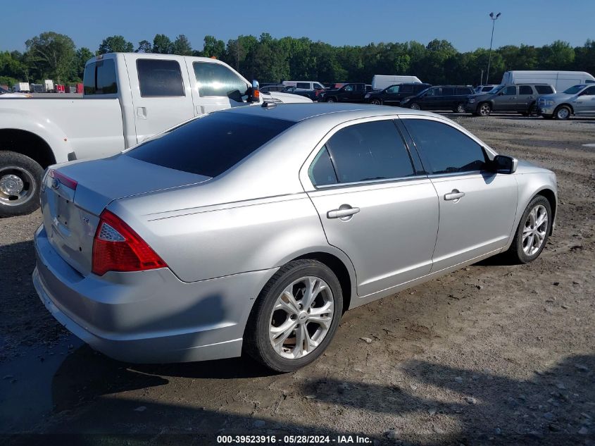 2012 Ford Fusion Se VIN: 3FAHP0HA3CR232663 Lot: 39523916