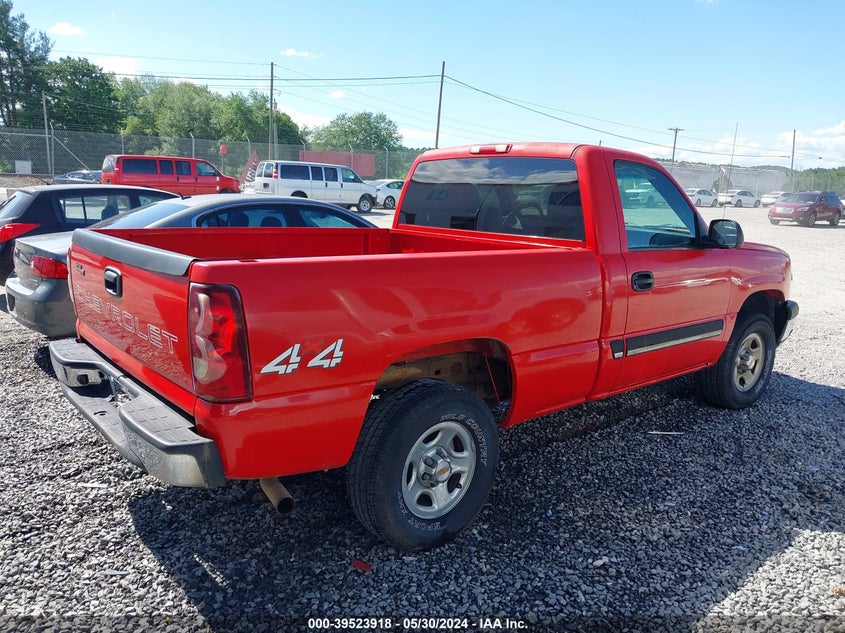 2003 Chevrolet Silverado 1500 VIN: 1GCEK14VX3Z154131 Lot: 39523918