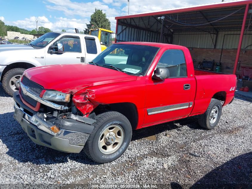 2003 Chevrolet Silverado 1500 VIN: 1GCEK14VX3Z154131 Lot: 39523918