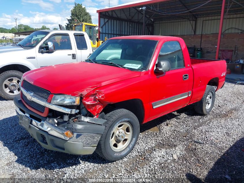 2003 Chevrolet Silverado 1500 VIN: 1GCEK14VX3Z154131 Lot: 39523918