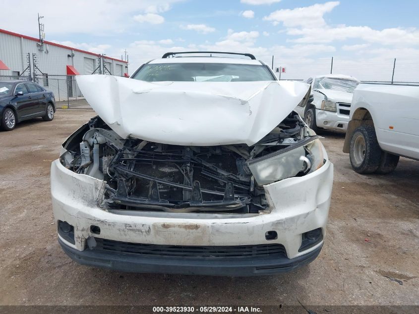 2016 Toyota Highlander Le VIN: 5TDZARFH7GS021215 Lot: 39523930