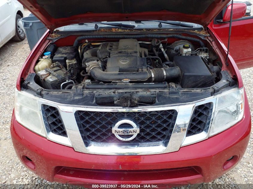 5N1AR1NN1BC623614 2011 Nissan Pathfinder Sv