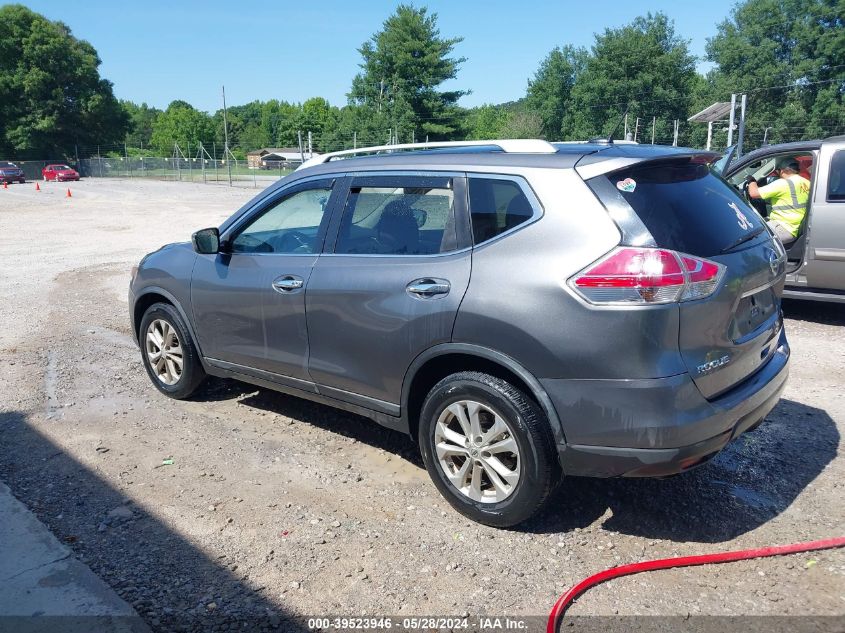 2016 Nissan Rogue Sv VIN: KNMAT2MT0GP715826 Lot: 39523946