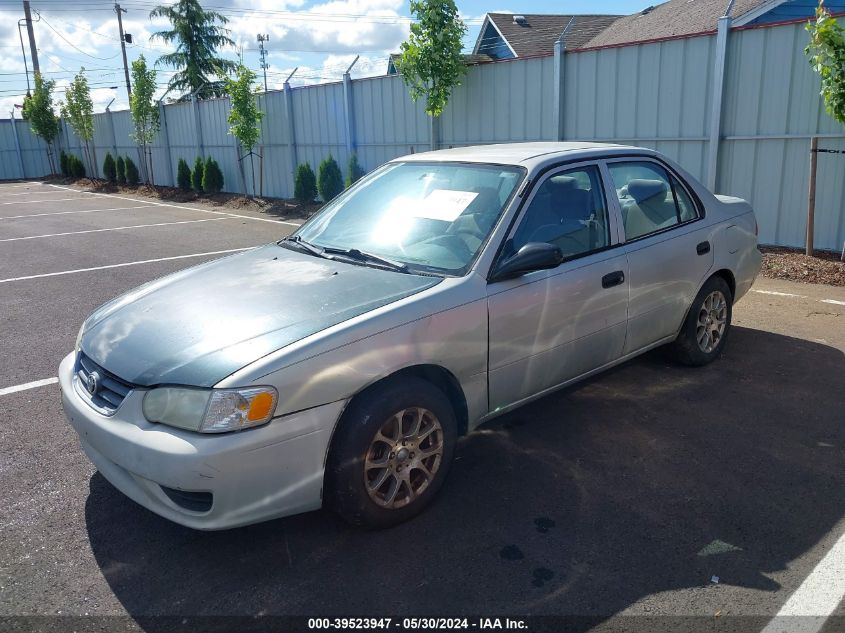 2002 Toyota Corolla Ce VIN: 1NXBR12E82Z607459 Lot: 39523947