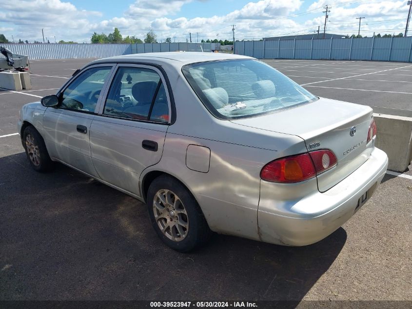 2002 Toyota Corolla Ce VIN: 1NXBR12E82Z607459 Lot: 39523947