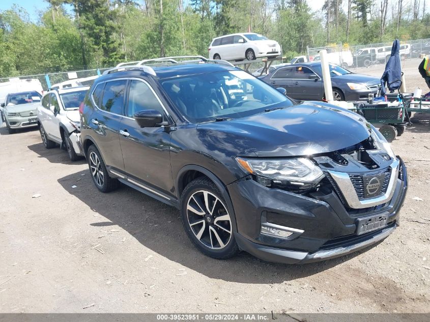 2017 Nissan Rogue Sl VIN: JN8AT2MV4HW278829 Lot: 39523951