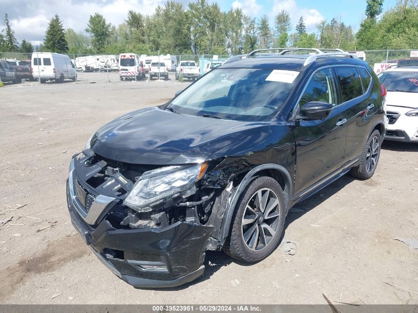 2017 Nissan Rogue Sl VIN: JN8AT2MV4HW278829 Lot: 39523951