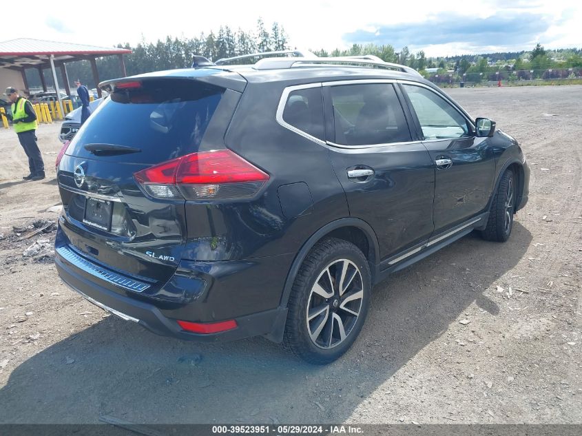 2017 Nissan Rogue Sl VIN: JN8AT2MV4HW278829 Lot: 39523951