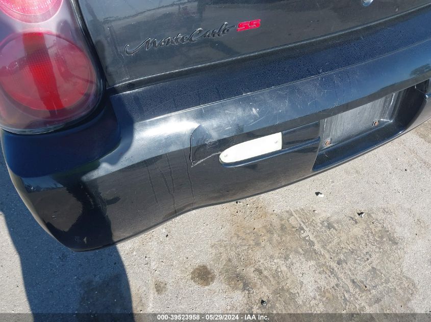 2004 Chevrolet Monte Carlo Ss VIN: 2G1WX12K749247773 Lot: 39523958