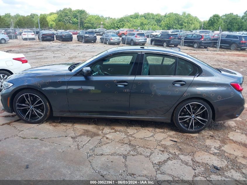 2021 BMW 330I VIN: 3MW5R1J04M8C08682 Lot: 39523961