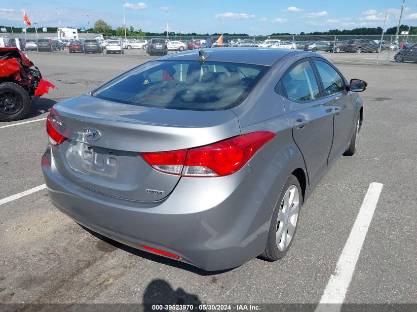 2012 Hyundai Elantra Limited (Ulsan Plant) VIN: KMHDH4AE0CU310475 Lot: 39523970