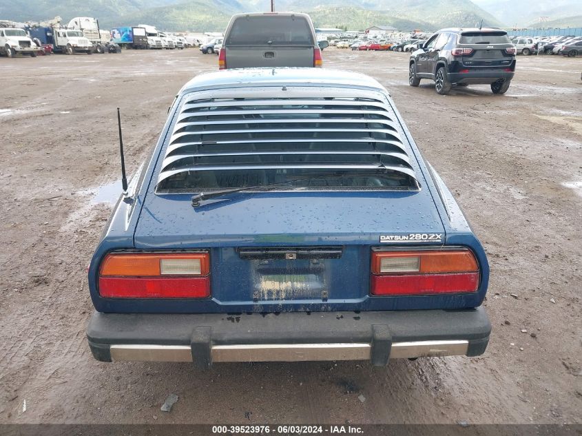 1979 Datsun 280Zx VIN: HS130128542 Lot: 39523976